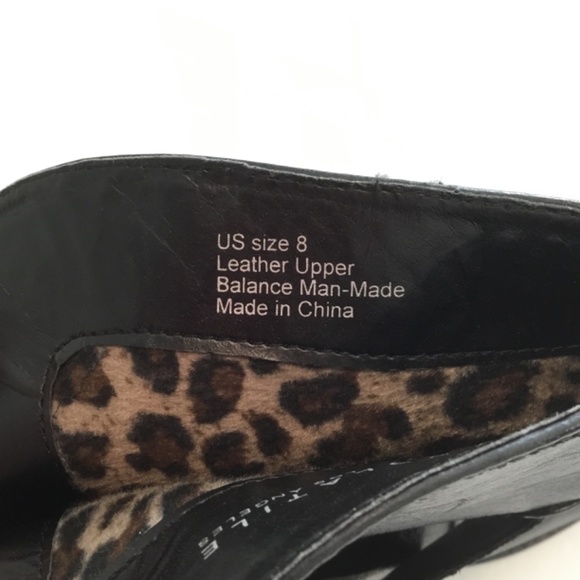 Very Volatile Los Angeles Ladies Leather Boots Black Size 8 NWOT - Picture 5 of 6